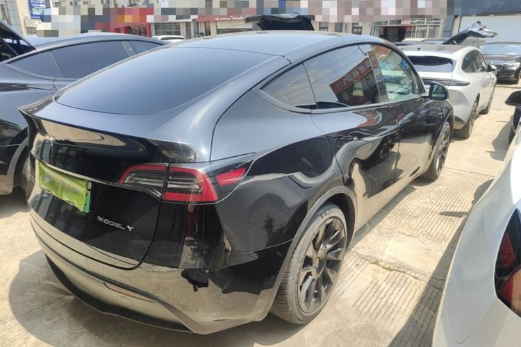 Used Tesla Model Y 2022 Rear-Wheel-Drive Version Rear Right 45 Deg