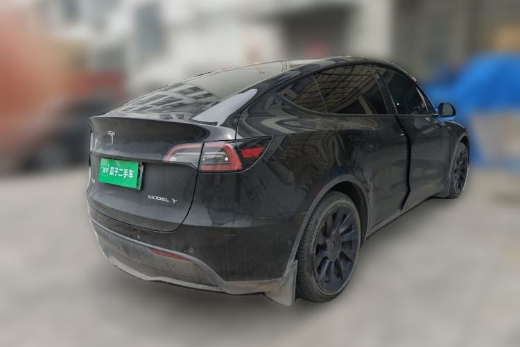 Used Tesla Model Y 2022 Rear-Wheel-Drive Version Rear Right 45 Deg