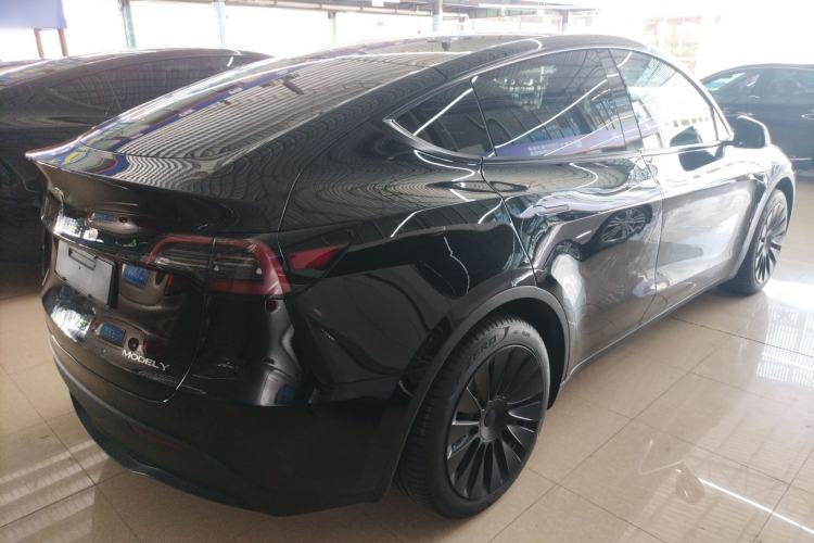 Used Tesla Model Y 2022 Revised Version Rear-Wheel Drive Rear Right 45 Deg