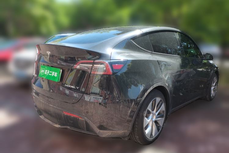 Used Tesla Model Y 2022 Revised Version Rear-Wheel Drive Rear Right 45 Deg