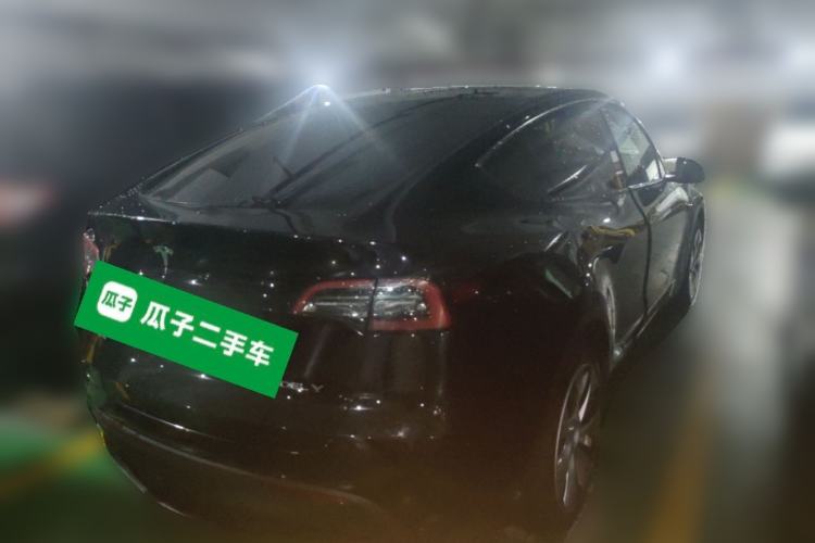 Used Tesla Model Y 2022 Long-Range All-Wheel-Drive Version Rear Right 45 Deg