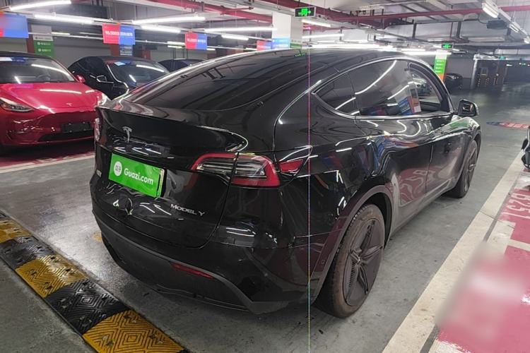 Used Tesla Model Y 2022 Revised Version Rear-Wheel Drive Rear Right 45 Deg