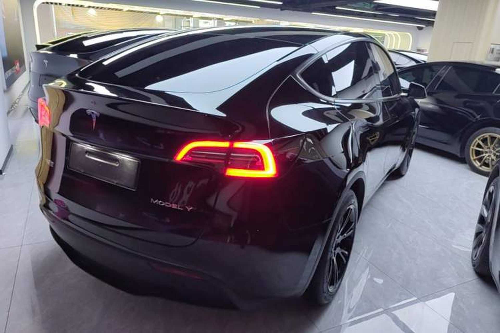Used Tesla Model Y 2022 Revised Version Rear-Wheel Drive Rear Right 45 Deg