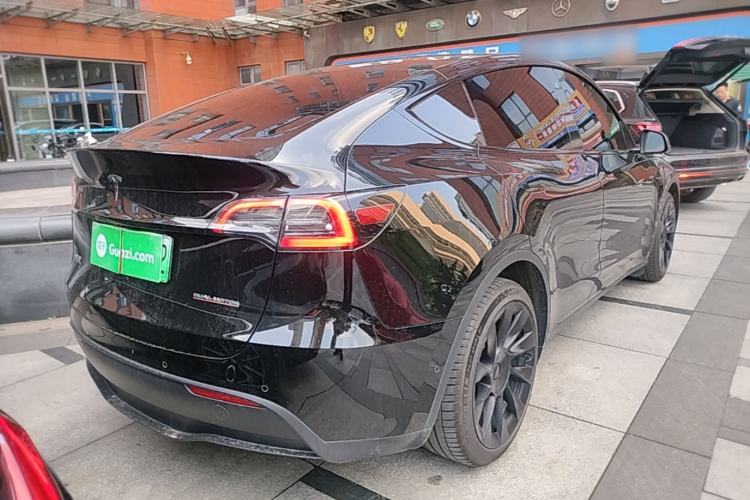 Used Tesla Model Y 2022 Revised Version Long-Range All-Wheel Drive Rear Right 45 Deg