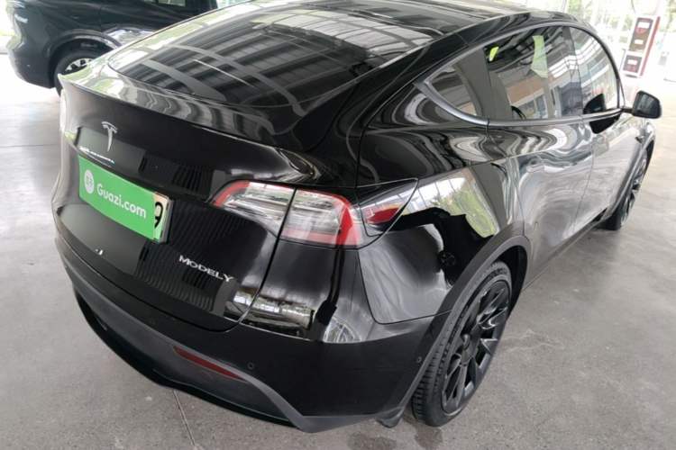 Used Tesla Model Y 2022 Revised Version Rear-Wheel Drive Rear Right 45 Deg