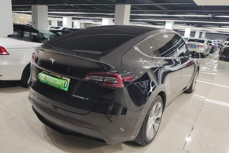 Used Tesla Model Y 2022 Revised Version Rear-Wheel Drive Rear Right 45 Deg