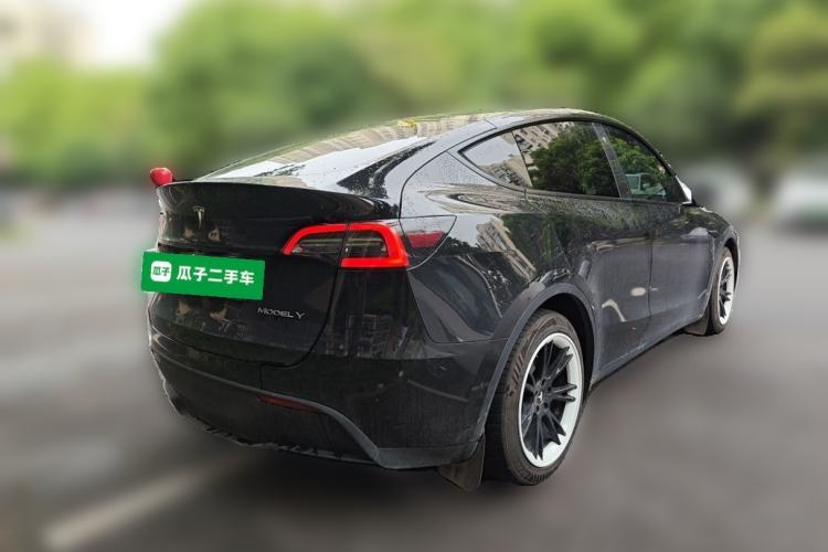 Used Tesla Model Y 2022 Revised Version Long-Range All-Wheel Drive Rear Right 45 Deg