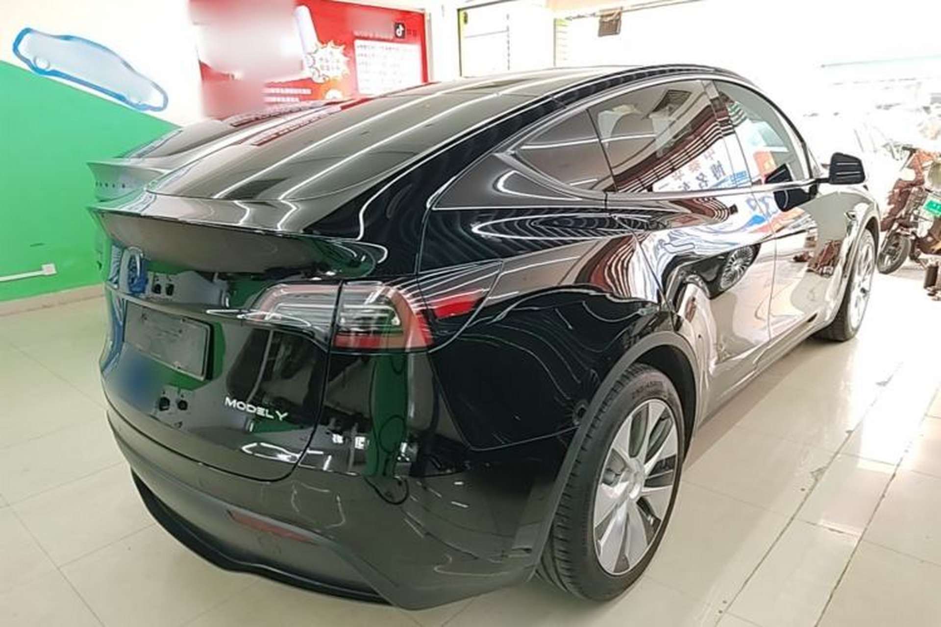 Used Tesla Model Y 2022 Revised Version Rear-Wheel Drive Rear Right 45 Deg