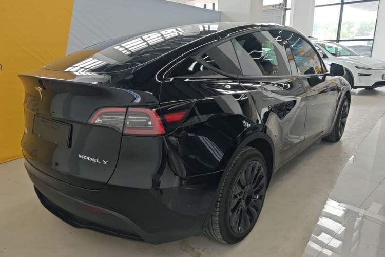 Used Tesla Model Y 2022 Revised Version Rear-Wheel Drive Rear Right 45 Deg
