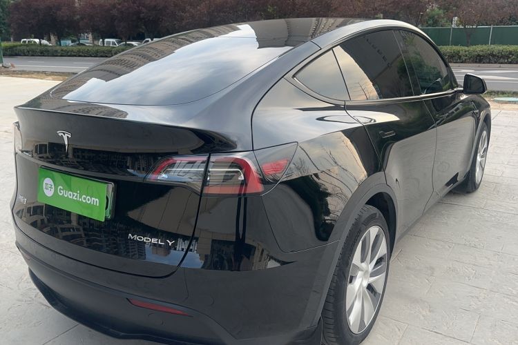 Used Tesla Model Y 2022 Revised Version Rear-Wheel Drive Rear Right 45 Deg