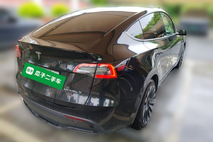 Used Tesla Model Y 2022 Revised Version Rear-Wheel Drive Rear Right 45 Deg