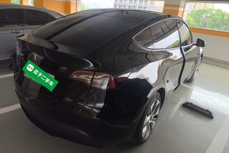 Used Tesla Model Y 2022 Revised Version Rear-Wheel Drive Rear Right 45 Deg