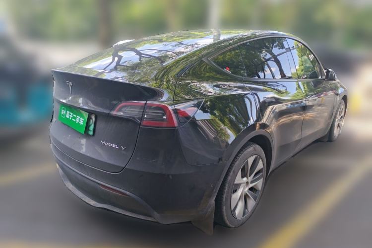 Used Tesla Model Y 2022 Revised Version Rear-Wheel Drive Rear Right 45 Deg