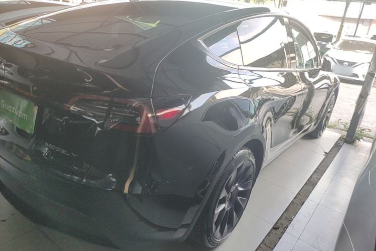Used Tesla Model Y 2022 Revised Version Rear-Wheel Drive Rear Right 45 Deg