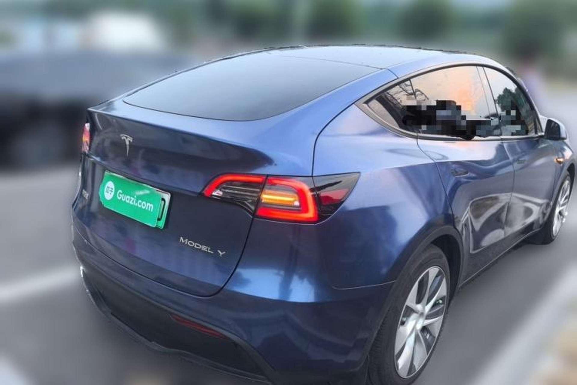 Used Tesla Model Y 2022 Rear-Wheel-Drive Version Rear Right 45 Deg