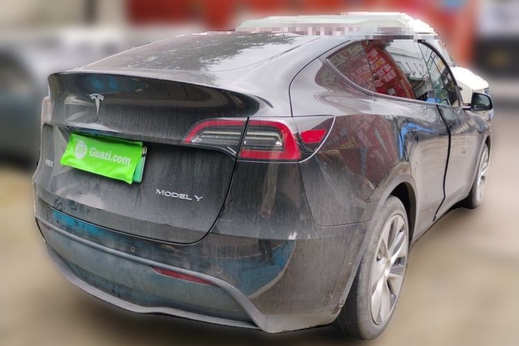 Used Tesla Model Y 2022 Revised Version Rear-Wheel Drive Rear Right 45 Deg