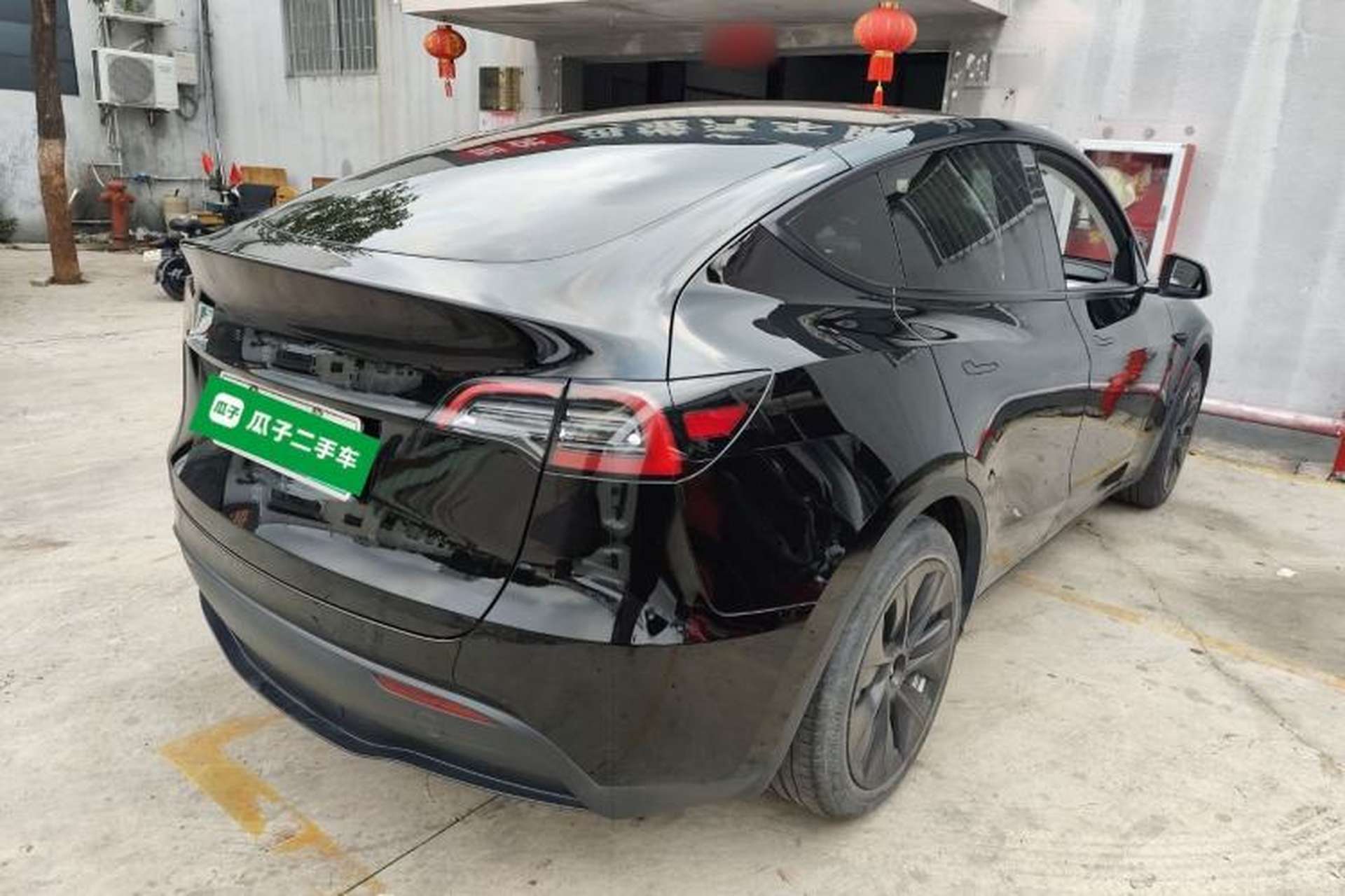 Used Tesla Model Y 2022 Rear-Wheel-Drive Version Rear Right 45 Deg