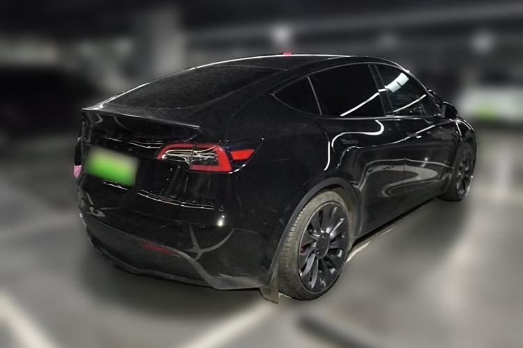Used Tesla Model Y 2022 Performance High-Performance All-Wheel-Drive Version Rear Right 45 Deg