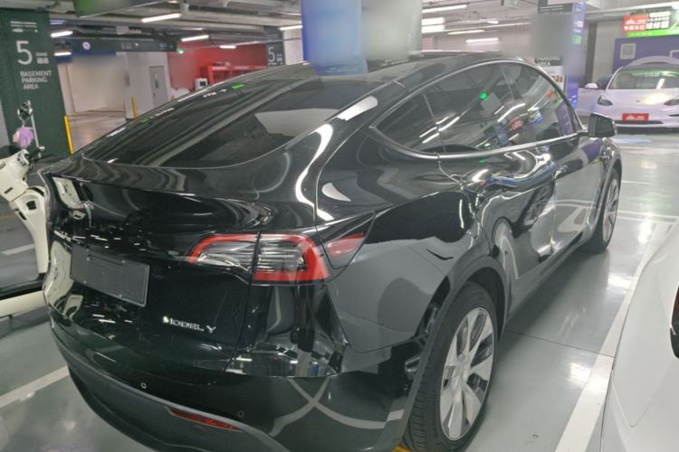 Used Tesla Model Y 2022 Revised Version Rear-Wheel Drive Rear Right 45 Deg