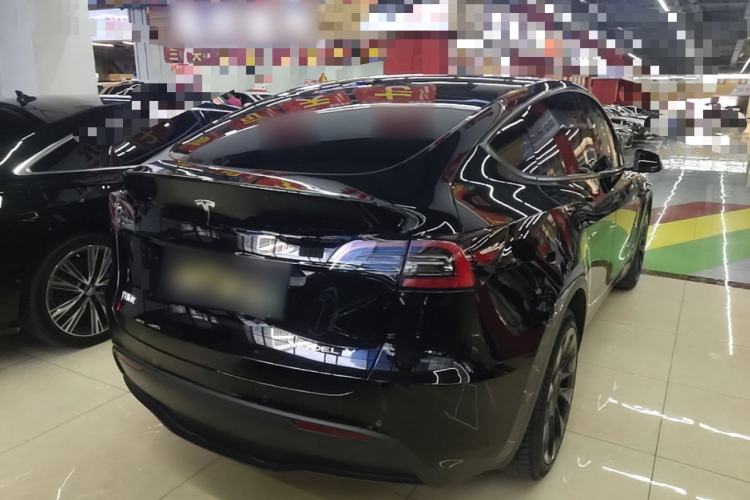 Used Tesla Model Y 2022 Revised Version Long-Range All-Wheel Drive Rear Right 45 Deg
