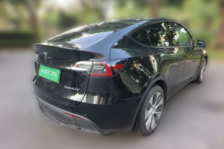 Used Tesla Model Y 2022 Revised Version Rear-Wheel Drive Rear Right 45 Deg