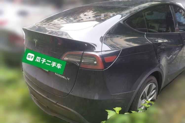 Used Tesla Model Y 2022 Revised Version Rear-Wheel Drive Rear Right 45 Deg