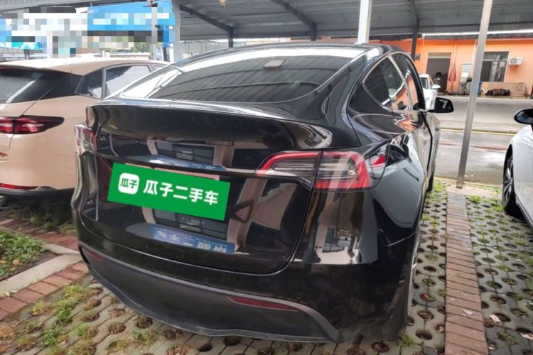 Used Tesla Model Y 2022 Revised Version Rear-Wheel Drive Rear Right 45 Deg