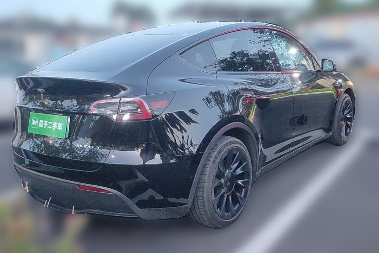 Used Tesla Model Y 2022 Revised Version Rear-Wheel Drive Rear Right 45 Deg