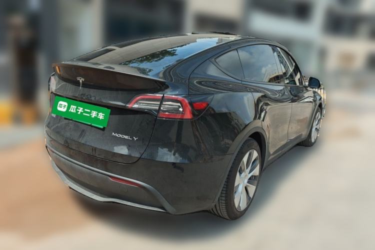 Used Tesla Model Y 2022 Revised Version Rear-Wheel Drive Rear Right 45 Deg