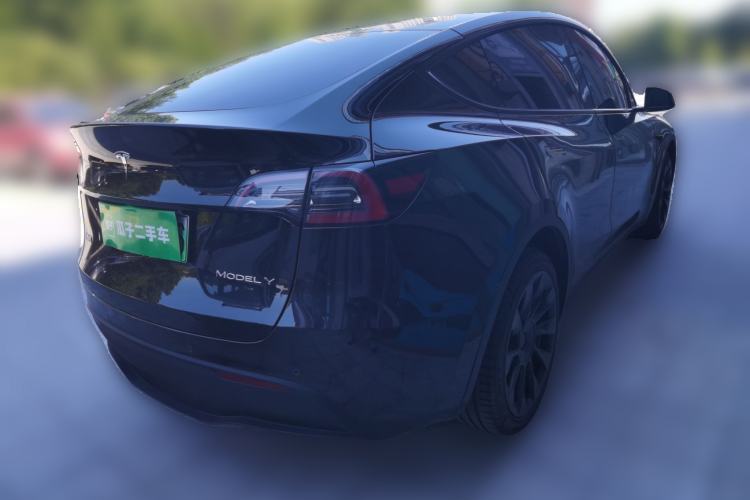Used Tesla Model Y 2022 Revised Version Long-Range All-Wheel Drive Rear Right 45 Deg