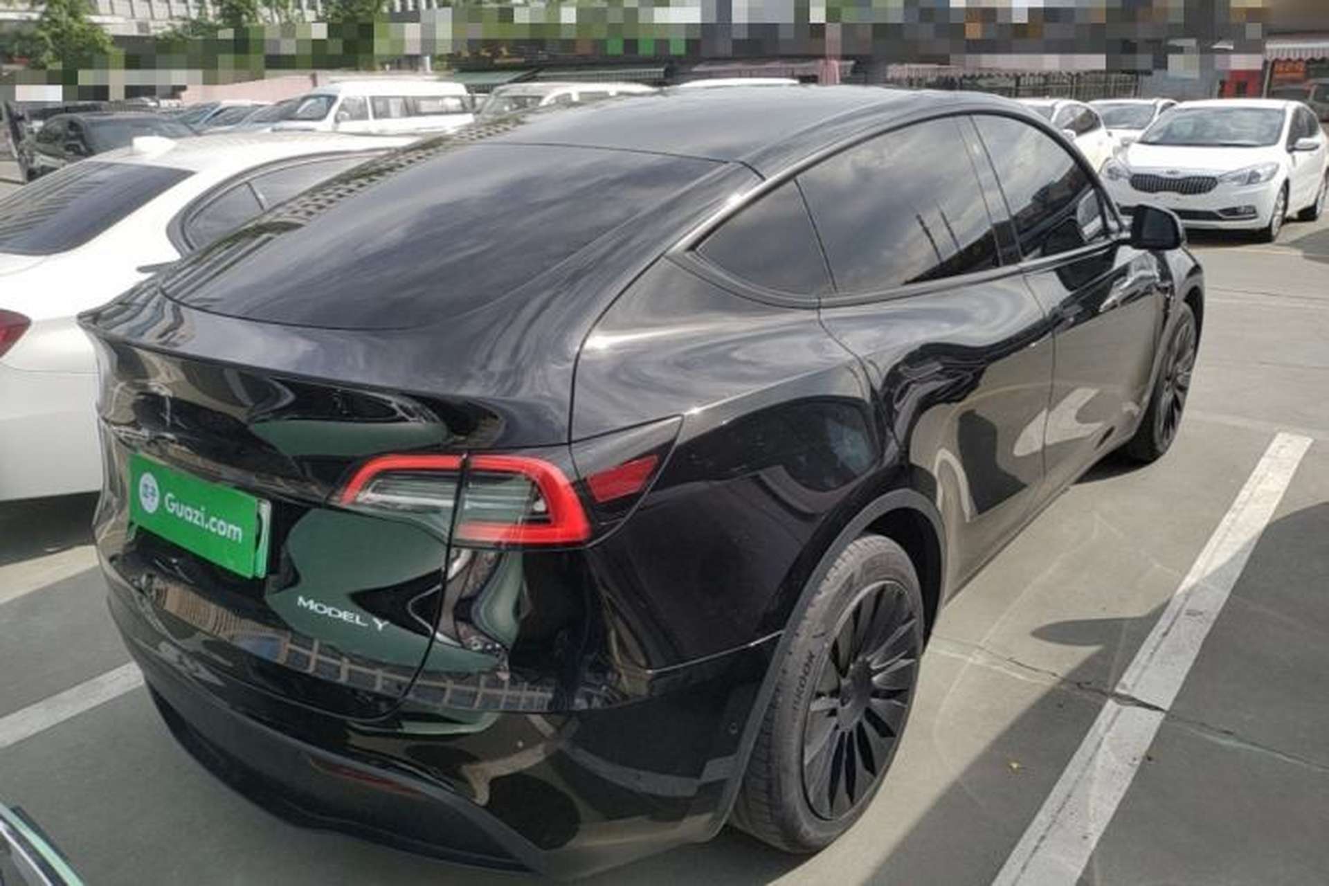 Used Tesla Model Y 2022 Revised Version Rear-Wheel Drive Rear Right 45 Deg
