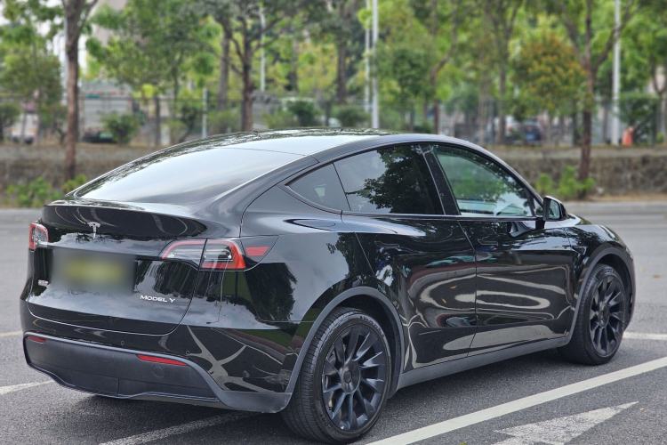 Used Tesla Model Y 2022 Revised Version Long-Range All-Wheel Drive Rear Right 45 Deg