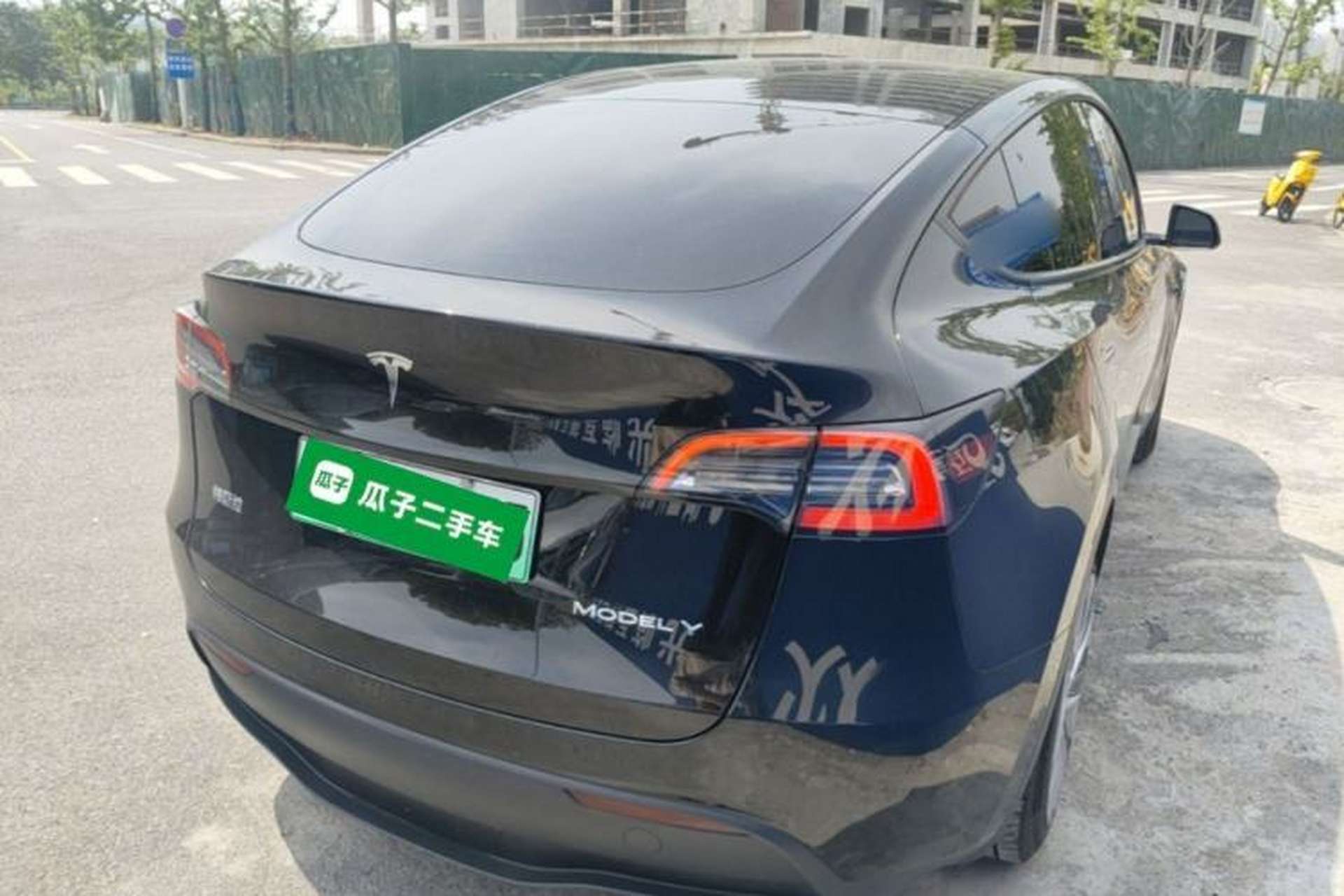 Used Tesla Model Y 2022 Revised Version Rear-Wheel Drive Rear Right 45 Deg