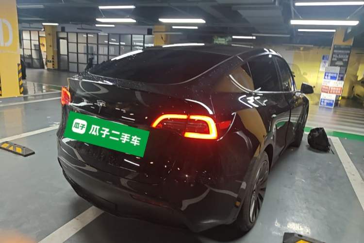 Used Tesla Model Y 2022 Revised Version Rear-Wheel Drive Rear Right 45 Deg