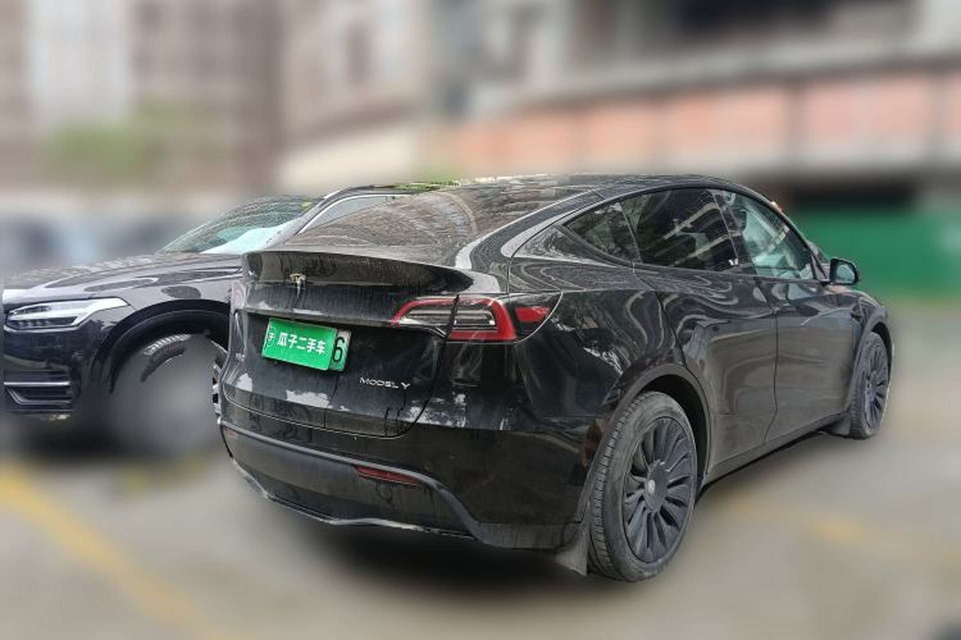 Used Tesla Model Y 2022 Revised Version Rear-Wheel Drive Rear Right 45 Deg