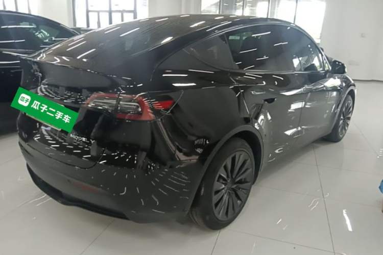 Used Tesla Model Y 2022 Revised Version Rear-Wheel Drive Rear Right 45 Deg