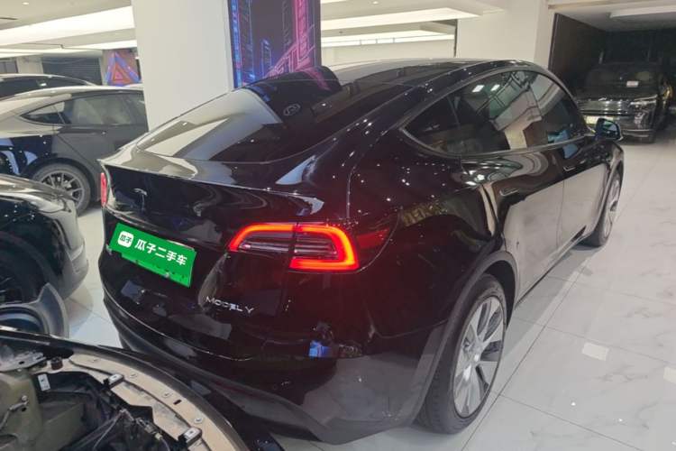 Used Tesla Model Y 2022 Revised Version Rear-Wheel Drive Rear Right 45 Deg