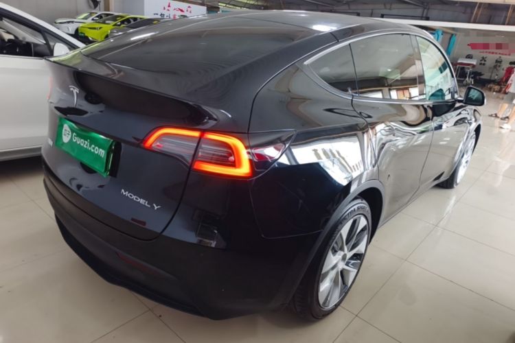Used Tesla Model Y 2022 Revised Version Rear-Wheel Drive Rear Right 45 Deg