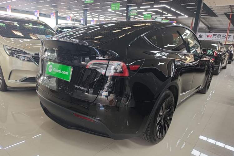 Used Tesla Model Y 2022 Revised Version Rear-Wheel Drive Rear Right 45 Deg