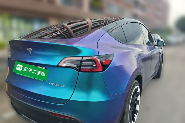 Used Tesla Model Y 2022 Revised Version Rear-Wheel Drive Rear Right 45 Deg