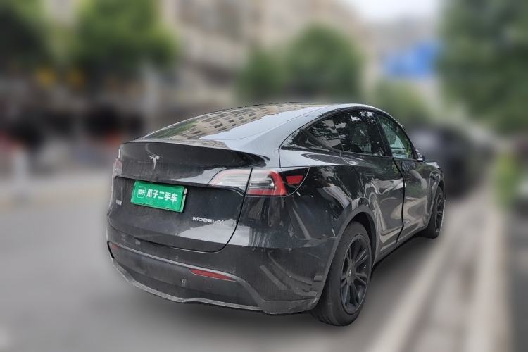 Used Tesla Model Y 2022 Revised Version Rear-Wheel Drive Rear Right 45 Deg