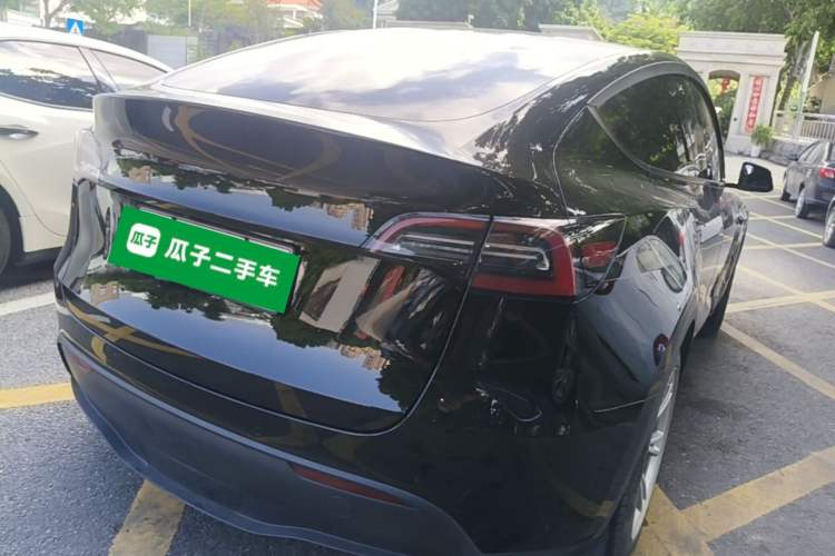 Used Tesla Model Y 2022 Revised Version Rear-Wheel Drive Rear Right 45 Deg