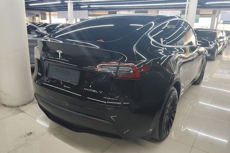 Used Tesla Model Y 2022 Revised Version Rear-Wheel Drive Rear Right 45 Deg