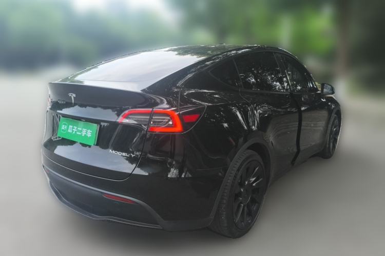 Used Tesla Model Y 2022 Revised Version Rear-Wheel Drive Rear Right 45 Deg