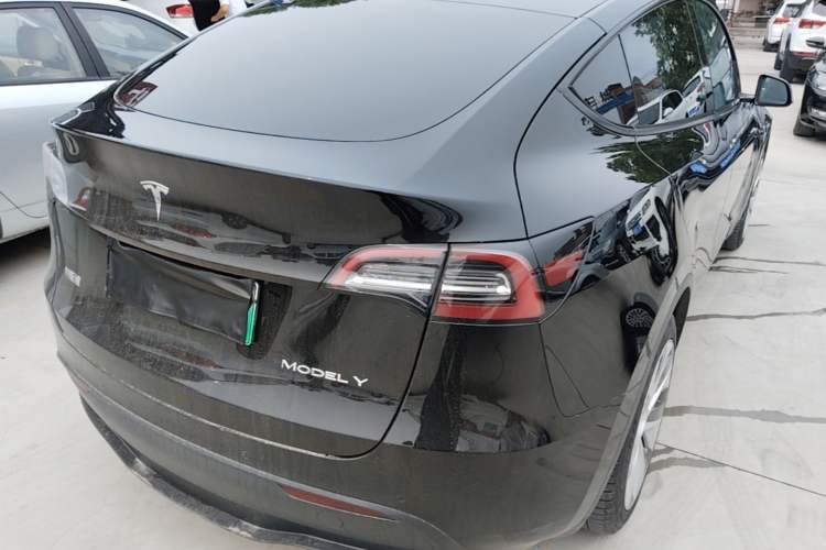Used Tesla Model Y 2022 Revised Version Rear-Wheel Drive Rear Right 45 Deg