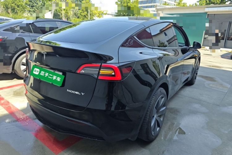Used Tesla Model Y 2022 Revised Version Rear-Wheel Drive Rear Right 45 Deg