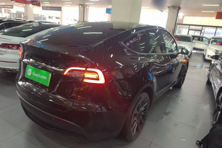 Used Tesla Model Y 2022 Revised Version Long-Range All-Wheel Drive Rear Right 45 Deg