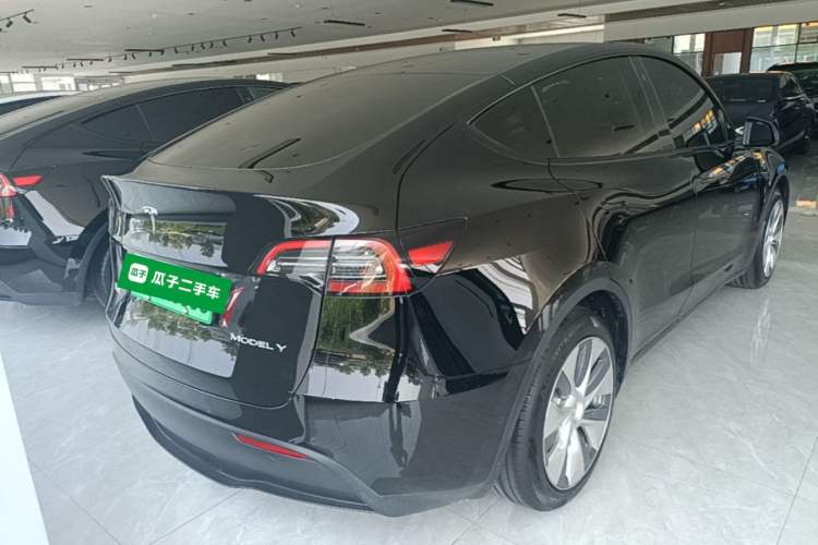 Used Tesla Model Y 2022 Revised Version Rear-Wheel Drive Rear Right 45 Deg