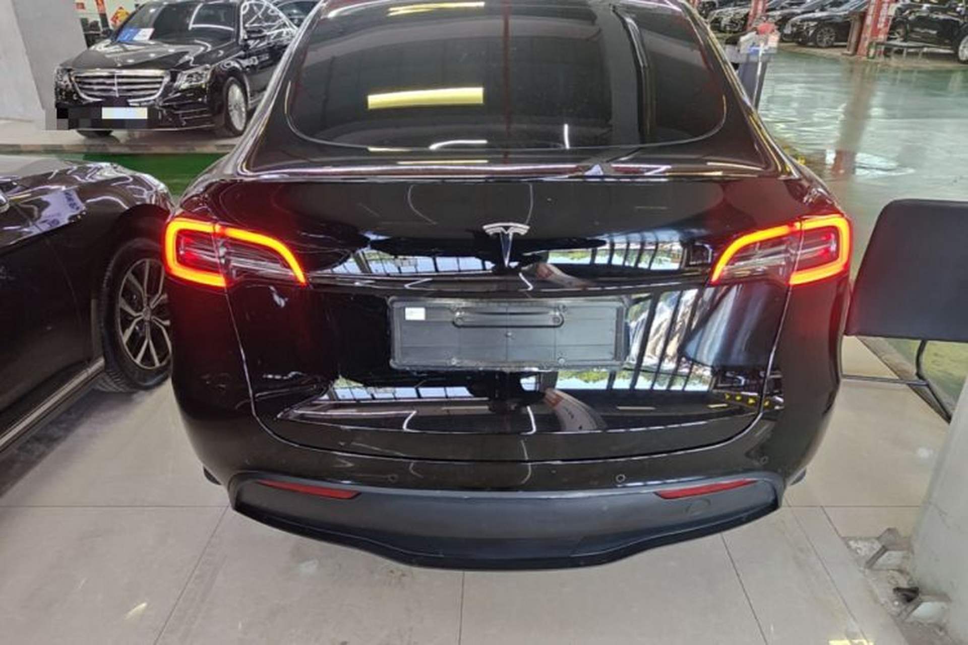 Used Tesla Model Y 2022 Revised Version Long-Range All-Wheel Drive Rear