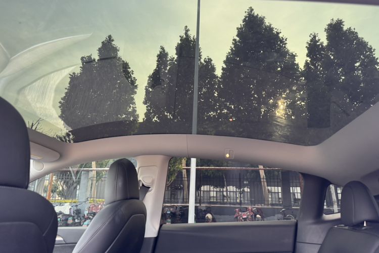 Used Tesla Model Y 2022 Rear-Wheel-Drive Version Roof